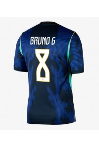 Brasilia Bruno Guimaraes #8 Jalkapallovaatteet Vieraspaita MM-kisat 2026 Lyhythihainen